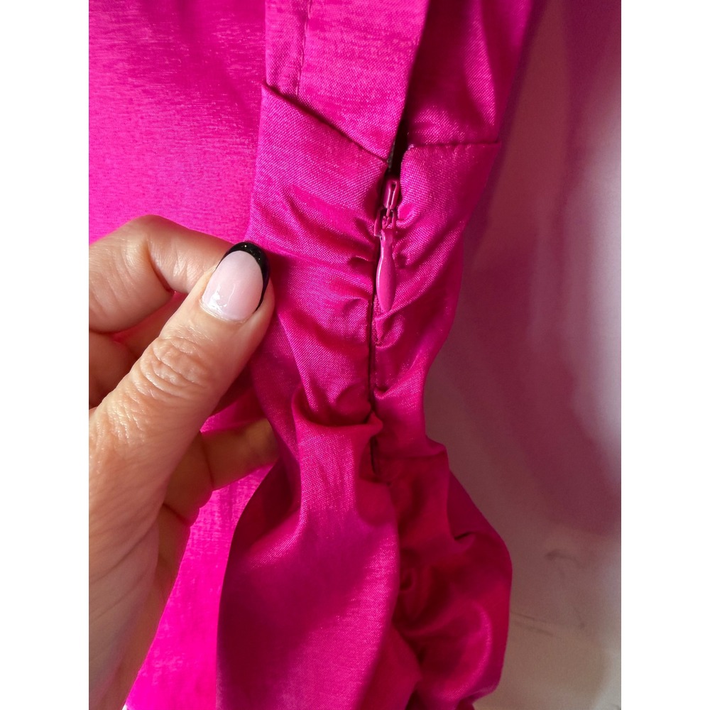 Lovers‎ and Friends Dress Women Small Pink Lorenza Tafetta Satin Mini Party Sexy - Picture 9 of 15